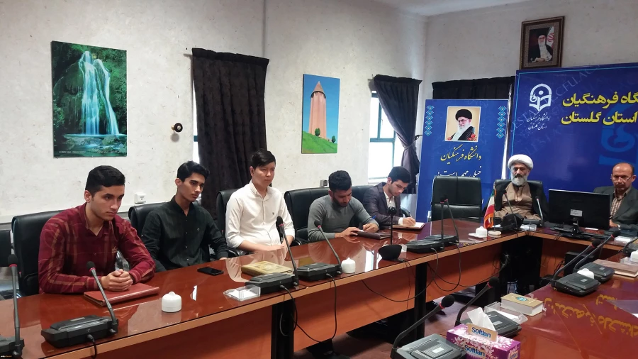 مراسم تقدیر و معارفه اعضای جدید شورای صنفی پردیس آیت الله خامنه ای گرگان برگزار شد. 3