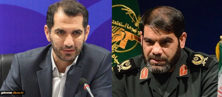 دکتر مازندرانی سرپرست دانشگاه فرهنگیان استان گلستان با سردار معروفی فرماندهی سپاه نینوای استان گلستان دیدار کرد. 2