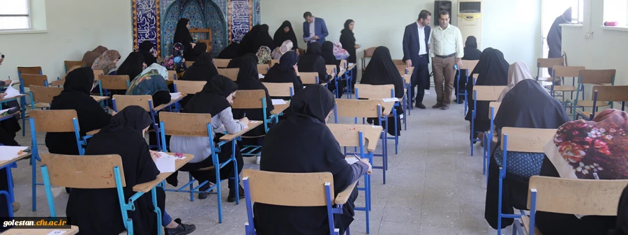 بازدید سرپرست دانشگاه فرهنگیان استان گلستان از برگزاری امتحانات پایان ترم پردیس امام خمینی(ره) گرگان 2