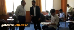 بازدید دکتر مازندرانی سرپرست دانشگاه فرهنگیان گلستان از امتحانات پایان ترم دانشجویان پردیس آیت الله خامنه ای گرگان 2