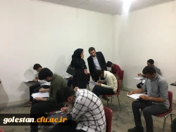 بازدید دکتر مازندرانی سرپرست دانشگاه فرهنگیان گلستان از امتحانات پایان ترم دانشجویان پردیس آیت الله خامنه ای گرگان 6