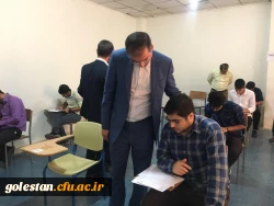 بازدید دکتر مازندرانی سرپرست دانشگاه فرهنگیان گلستان از امتحانات پایان ترم دانشجویان پردیس آیت الله خامنه ای گرگان 9