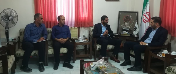 بازدید دکتر مازندرانی سرپرست امور پردیس های استان گلستان به مناسبت روز خبرنگار از خبرگزاری جمهوری اسلامی  2