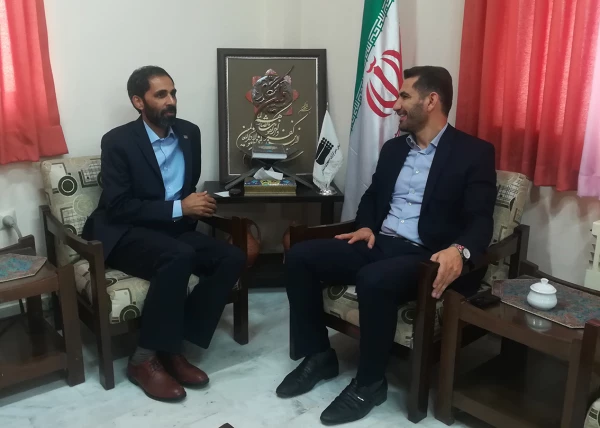 بازدید دکتر مازندرانی سرپرست امور پردیس های استان گلستان به مناسبت روز خبرنگار از خبرگزاری جمهوری اسلامی  3