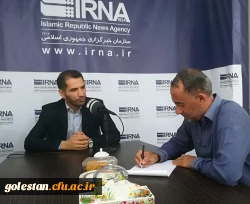 بازدید دکتر مازندرانی سرپرست امور پردیس های استان گلستان به مناسبت روز خبرنگار از خبرگزاری جمهوری اسلامی  4