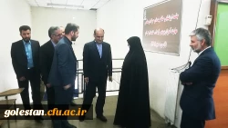 بازدید استاندار گلستان از حوزه امتحانی آزمون ارزشیابی صلاحیت های حرفه ای معلمی مهارت آموزان ماده 28  3