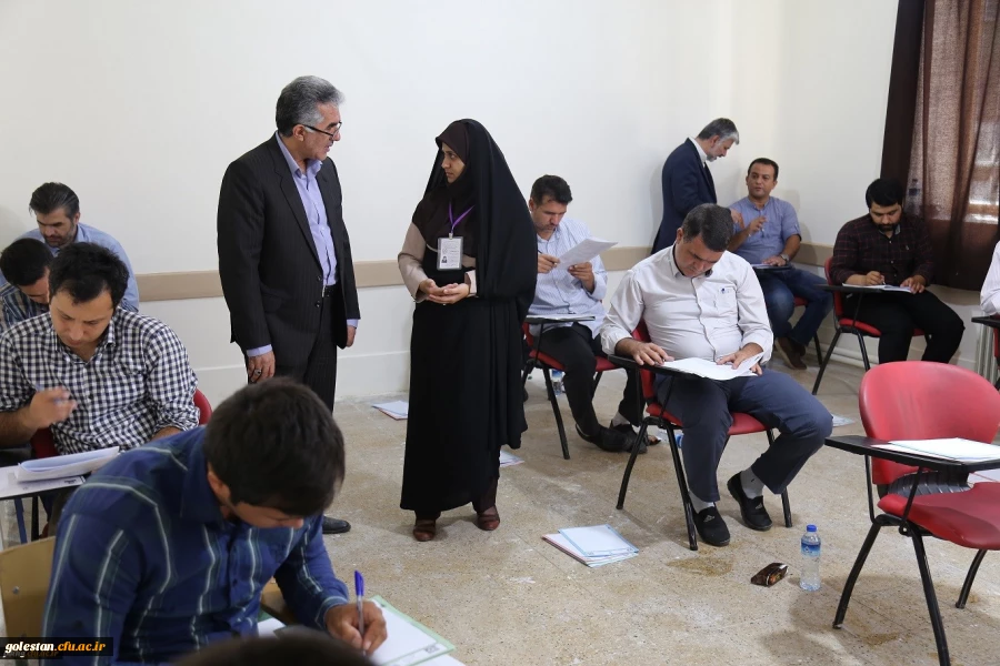بازدید استاندار گلستان از حوزه امتحانی آزمون ارزشیابی صلاحیت های حرفه ای معلمی مهارت آموزان ماده 28  6