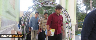 برگزاری آیین استقبال از نو دانشجو معلمان واحد دانشگاهی شهید بهشتی گنبد کاووس سال 98