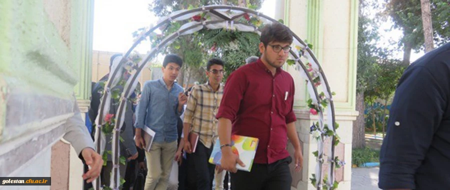 برگزاری آیین استقبال از نو دانشجو معلمان واحد دانشگاهی شهید بهشتی گنبد کاووس سال 98 2