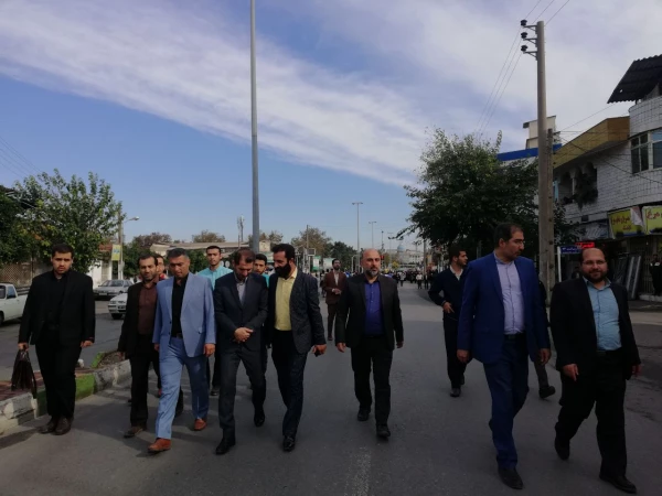 حضور سرپرست دانشگاه فرهنگیان استان گلستان در راهپیمایی یوم الله 13 آبان گرگان 3