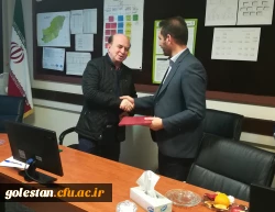 امضاء تفاهم نامه همکاری دانشگاه فرهنگیان گلستان با مرکز بهداشت استان  4