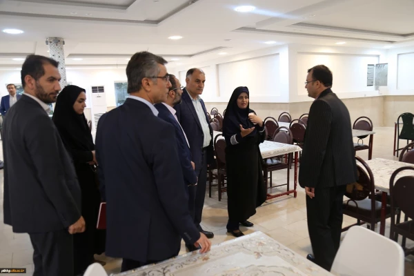 بازدید اعضاء بنیاد خیرین حامی دانشگاه فرهنگیان گلستان از پردیس امام خمینی (ره)گرگان 3