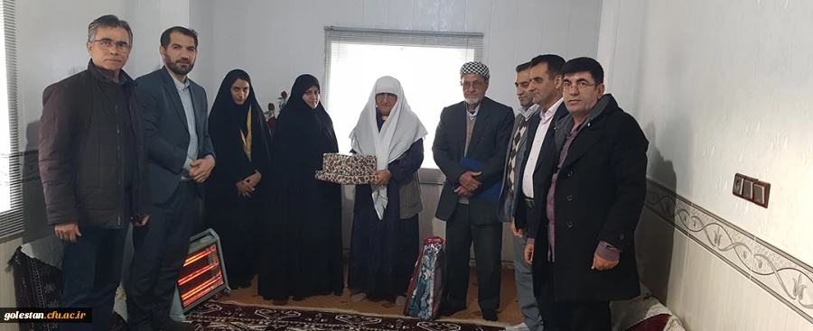 سرپرست دانشگاه فرهنگیان گلستان با خانواده شهید یوسف پرنیان دیدار کرد 2