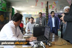 اهدای خون توسط دانشجومعلمان  پردیس آیت الله خامنه ای، به همراه سرپرست دانشگاه فرهنگیان استان و سرپرست پردیس 4