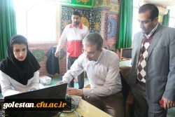 اهدای خون توسط دانشجومعلمان  پردیس آیت الله خامنه ای، به همراه سرپرست دانشگاه فرهنگیان استان و سرپرست پردیس 3