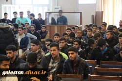 همایش تبیین بیانیه گام دوم انقلاب اسلامی به همت کانون فرهنگی جهاد علمی و بسیج دانشجویی پردیس برگزار شد. 6