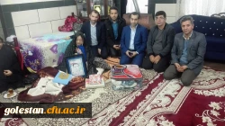 دیدار سرپرست دانشگاه فرهنگیان گلستان با خانواده شهید نصرت یازرلو 6