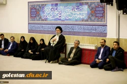 دیدار دانشجومعلمان پردیس امام خمینی(ره) گرگان با حضرت آیت الله نورمفیدی  7