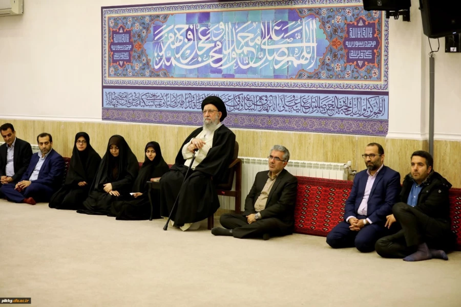 دیدار دانشجومعلمان پردیس امام خمینی(ره) گرگان با حضرت آیت الله نورمفیدی  7