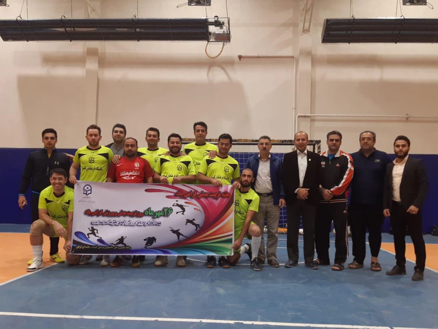 تیم والیبال پردیس آیت الله خامنه ای گرگان عنوان نایب قهرمانی مسابقات دانشگاه ها و موسسات آموزش عالی استان را کسب کرد 3