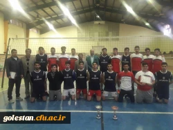 تیم والیبال پردیس آیت الله خامنه ای گرگان عنوان نایب قهرمانی مسابقات دانشگاه ها و موسسات آموزش عالی استان را کسب کرد 7