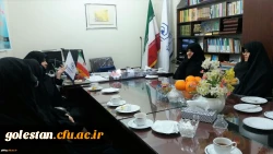 دیدار سرپرست پردیس امام خمینی (ره)گرگان با مدیر حوزه علمیه خواهران استان گلستان 2