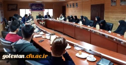 جلسه دبیران کانون ها و تشکل های سیاسی دانشگاه فرهنگیان گلستان با مدیرکل بنیاد حفظ آثار و ارزش های دفاع مقدس استان   3