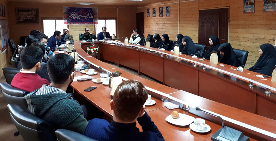 جلسه دبیران کانون ها و تشکل های سیاسی دانشگاه فرهنگیان گلستان با مدیرکل بنیاد حفظ آثار و ارزش های دفاع مقدس استان   3