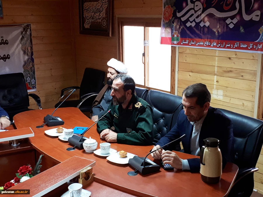 جلسه دبیران کانون ها و تشکل های سیاسی دانشگاه فرهنگیان گلستان با مدیرکل بنیاد حفظ آثار و ارزش های دفاع مقدس استان   6