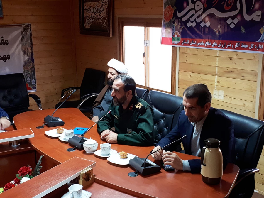 جلسه دبیران کانون ها و تشکل های سیاسی دانشگاه فرهنگیان گلستان با مدیرکل بنیاد حفظ آثار و ارزش های دفاع مقدس استان   5