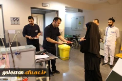 دیدار سرپرست پردیس امام خمینی (ره)گرگان با پرستاران بیمارستان فلسفی 2