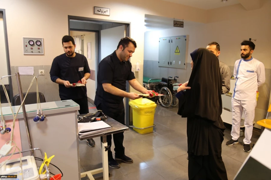 دیدار سرپرست پردیس امام خمینی (ره)گرگان با پرستاران بیمارستان فلسفی 2