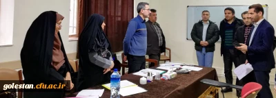 بازدید سرپرست دانشگاه فرهنگیان استان گلستان از مراحل انجام مصاحبه استخدامی ماده 28