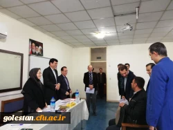 بازدید سرپرست دانشگاه فرهنگیان استان گلستان از مراحل انجام مصاحبه استخدامی ماده 28 5