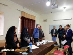 بازدید سرپرست دانشگاه فرهنگیان استان گلستان از مراحل انجام مصاحبه استخدامی ماده 28 7