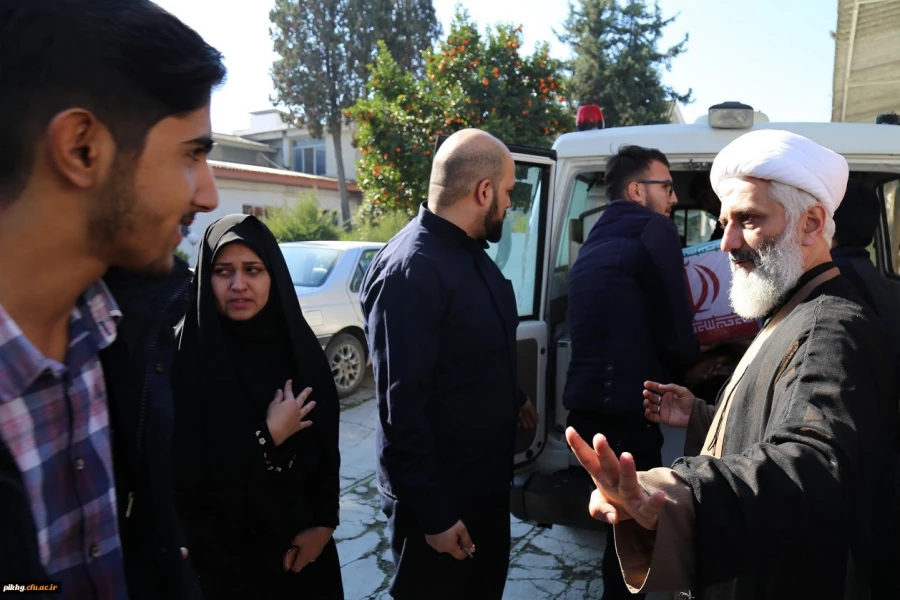 مراسم استقبال از پیکر مطهر شهید گمنام دفاع مقدس در پردیس امام خمینی (ره)گرگان 2