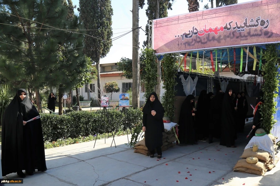 مراسم استقبال از پیکر مطهر شهید گمنام دفاع مقدس در پردیس امام خمینی (ره)گرگان 3