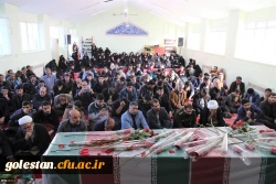 مراسم استقبال از پیکر مطهر شهید گمنام دفاع مقدس در پردیس امام خمینی (ره)گرگان 5