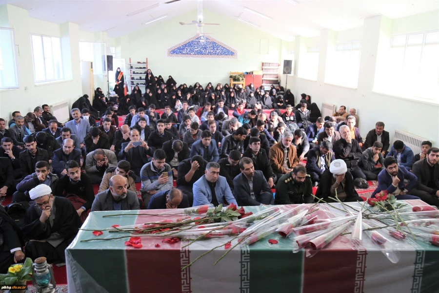 مراسم استقبال از پیکر مطهر شهید گمنام دفاع مقدس در پردیس امام خمینی (ره)گرگان 5