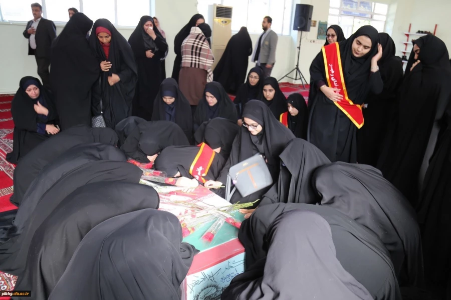 مراسم استقبال از پیکر مطهر شهید گمنام دفاع مقدس در پردیس امام خمینی (ره)گرگان 7