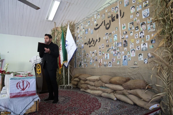 مراسم استقبال از پیکر مطهر شهید گمنام دفاع مقدس در پردیس امام خمینی (ره)گرگان 9