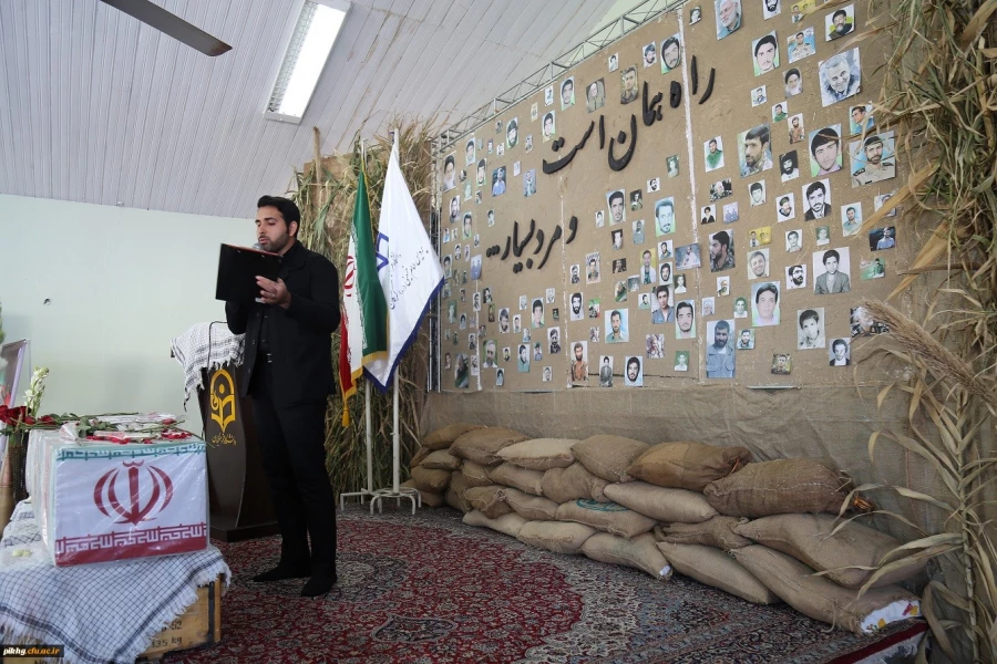 مراسم استقبال از پیکر مطهر شهید گمنام دفاع مقدس در پردیس امام خمینی (ره)گرگان 9