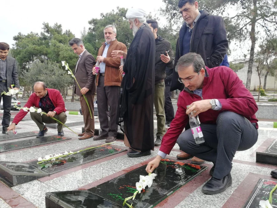 تجدید میثاق کارکنان دانشگاه فرهنگیان گلستان با آرمان های شهدا 9