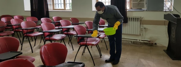 فعالیت های صورت گرفته به منظور پیشگیری از شیوع ویروس کرونا در پردیس های دانشگاه فرهنگیان گلستان 2