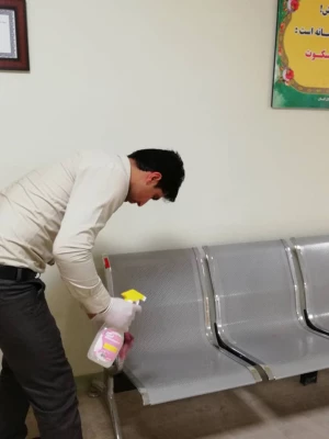 فعالیت های صورت گرفته به منظور پیشگیری از شیوع ویروس کرونا در پردیس های دانشگاه فرهنگیان گلستان 5