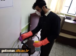فعالیت های صورت گرفته به منظور پیشگیری از شیوع ویروس کرونا در پردیس های دانشگاه فرهنگیان گلستان 6