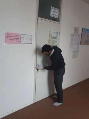 فعالیت های صورت گرفته به منظور پیشگیری از شیوع ویروس کرونا در پردیس های دانشگاه فرهنگیان گلستان 8