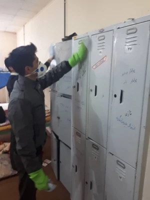 فعالیت های صورت گرفته به منظور پیشگیری از شیوع ویروس کرونا در پردیس های دانشگاه فرهنگیان گلستان 11