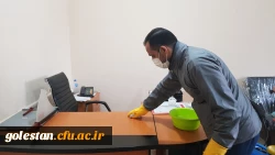 فعالیت های صورت گرفته به منظور پیشگیری از شیوع ویروس کرونا در پردیس های دانشگاه فرهنگیان گلستان 17