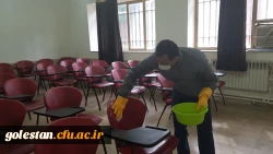 فعالیت های صورت گرفته به منظور پیشگیری از شیوع ویروس کرونا در پردیس های دانشگاه فرهنگیان گلستان 18